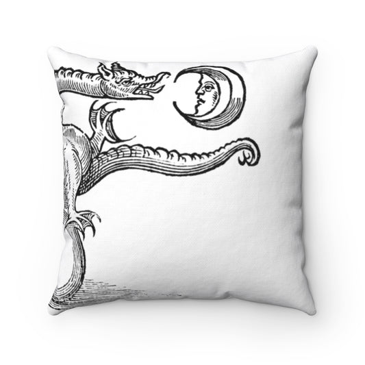 Throw Pillow - Elias Ashmole's Alchemical Symbol of Transmutation