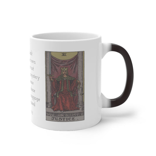 Magic Tarot Mug 11 - Justice